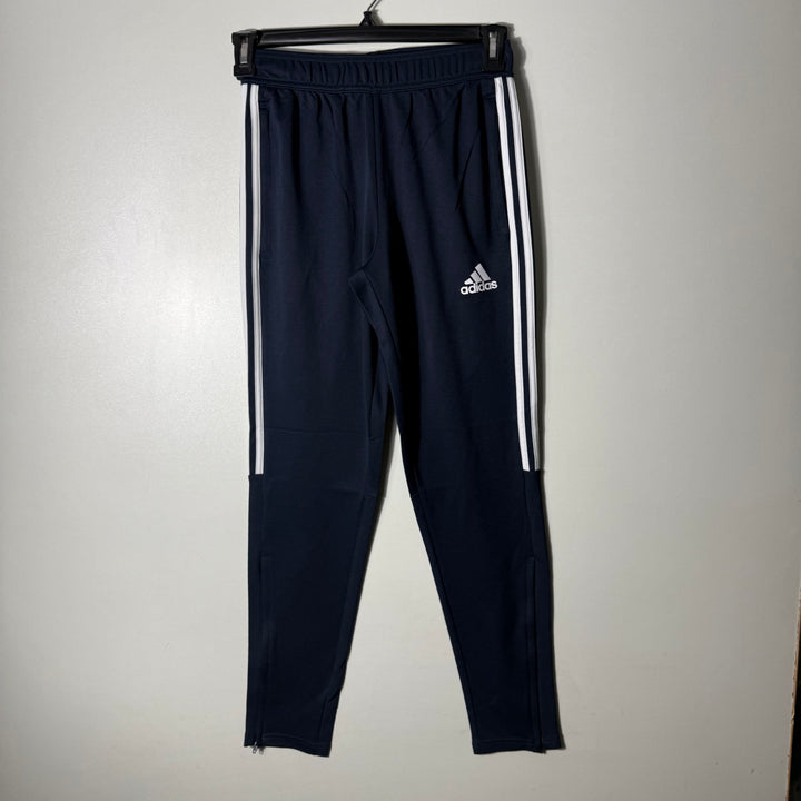 ADIDAS AEROREADY SPORT TROUSER WITH SIDE ZIP POCKETS BLUE COLOUR