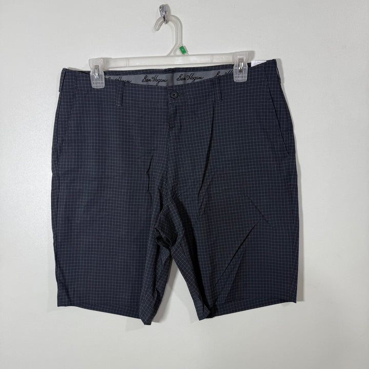 BEN HOGAN CHECKERED PERFORMANCE SHORT WITH STRETCH