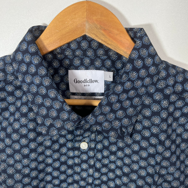 GOOD FELLOW &CO BUTTON DOWN HALF SLEEVES SHIRT