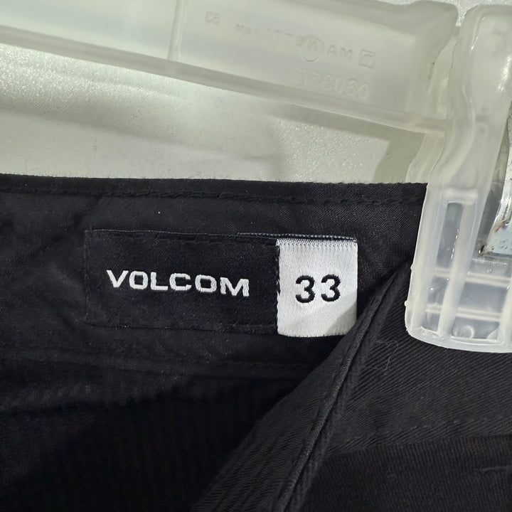 VOLCOM COTTON SHORT WITH STRETCH BLACK COLOUR