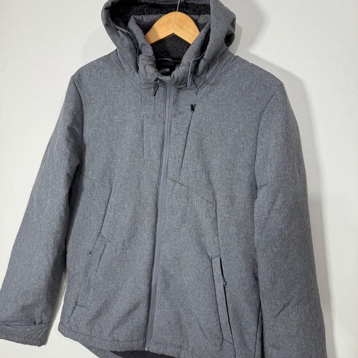CHAMPION SOFT SHELL WINDBREAKER JACKET INNER SHERPA GREY COLOUR