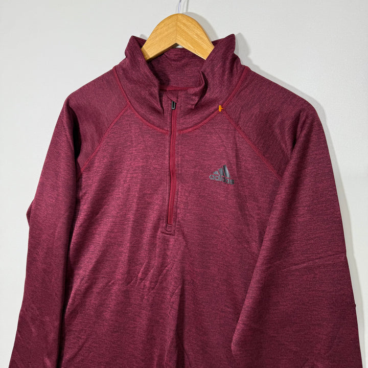 ADIDAS HALF ZIP SPORT PULLOVER INNER FLEECE