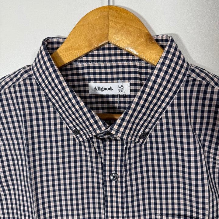 ALLGOOD BUTTON DOWN CASUAL COTTON SHIRT