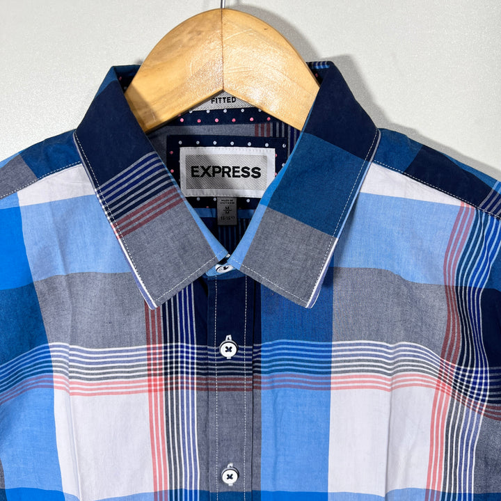 EXPRESS CLASSIC FIT CAMOUFLAGE COTTON SHIRT