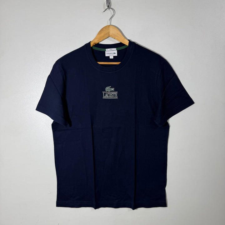 LACOSTE REGULAR FIT UNISEX COTTON TSHIRT BLUE COLOUR