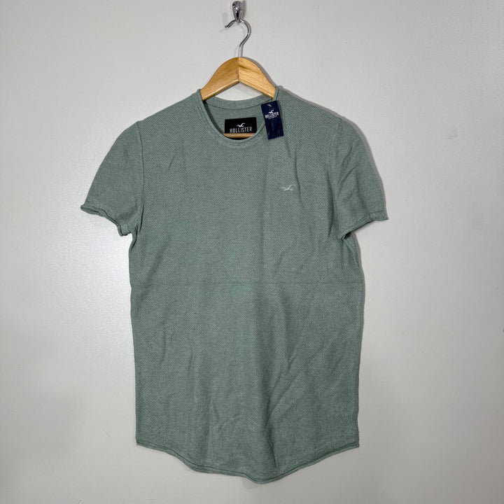 HOLLISTER CALIFORNIA KNITED HALF SLEEVES COTTON SWEATER BRAND NEW