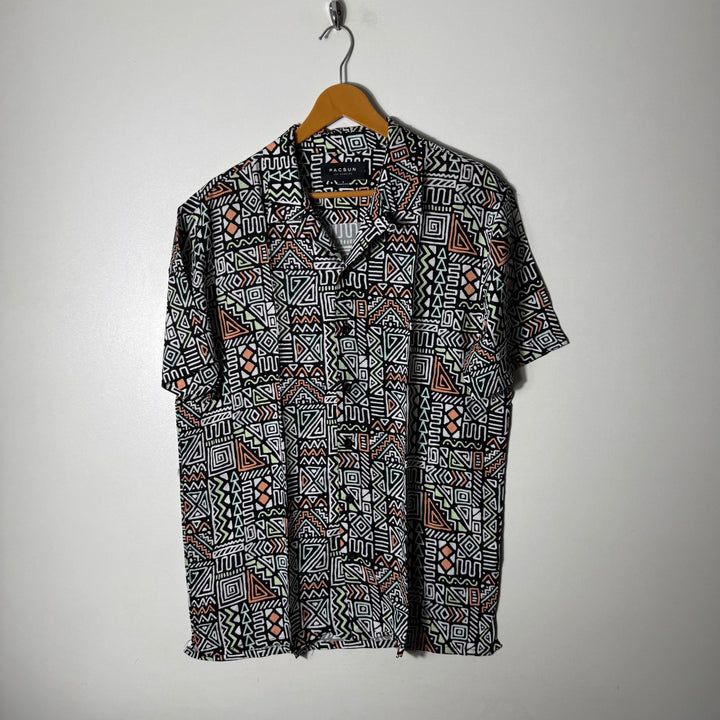 PACSUN CUBAN COLLAR HALF SLEEVES HAWAI SHIRT