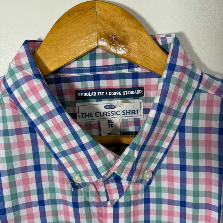 OLD NAVY REGULAR FIT BUTTON DOWN CASUAL COTTON SHIRT BRAND NEW