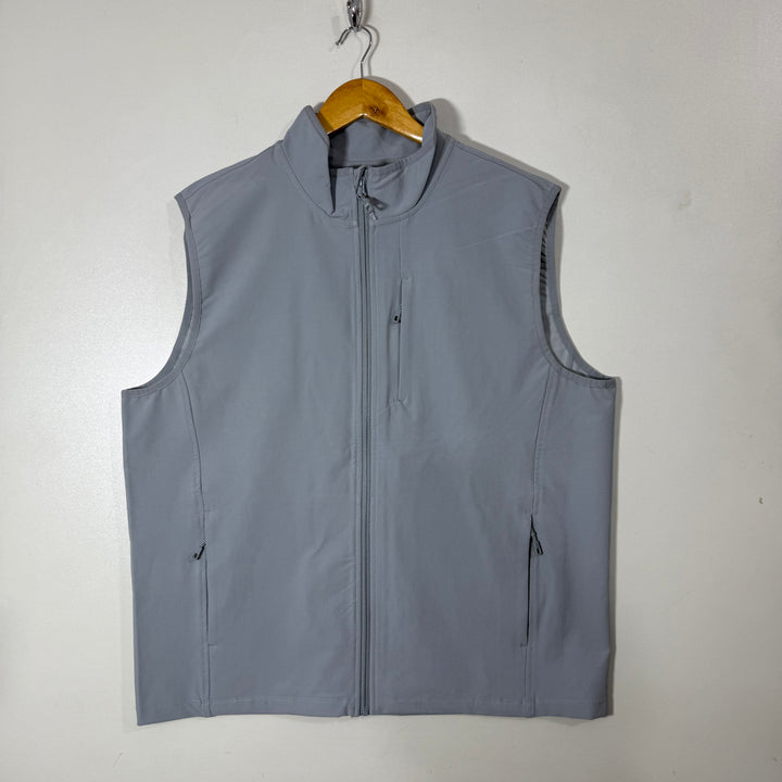 32HEAT WINDBREAKER PERFORMANCE SLEEVES LESS JACKET GREY COLOUR