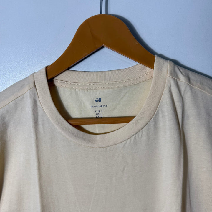 H&M REGULAR FIT COTTON TSHIRT