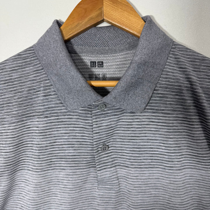 UNIQLO SPORT POLO TSHIRT GREY COLOUR