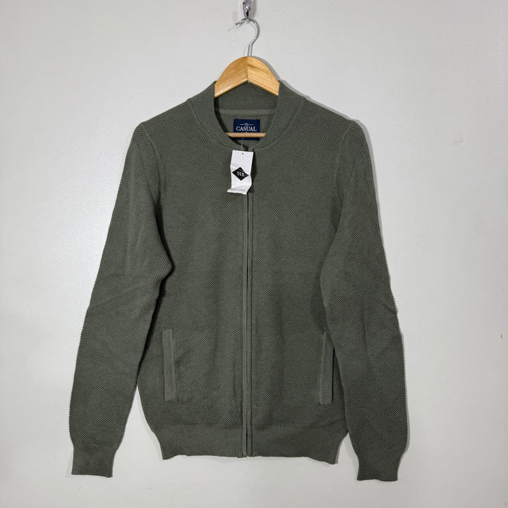 TEX FULL ZIP COTTON KNITED SWEATER BRAND NEW