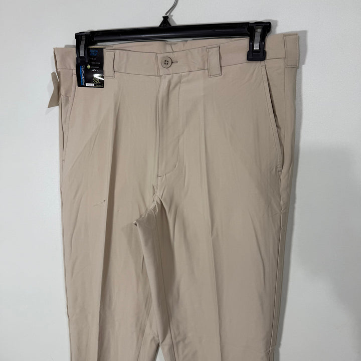 ROUNDTREE &YORKE STRAIGHT FIT FLAT FRONT EXTREME COMFORT EASY CARE MOISTURE WICKING COMFORT STRETCH PERFORMANCE PANT BRAND NEW WITH STRETCH