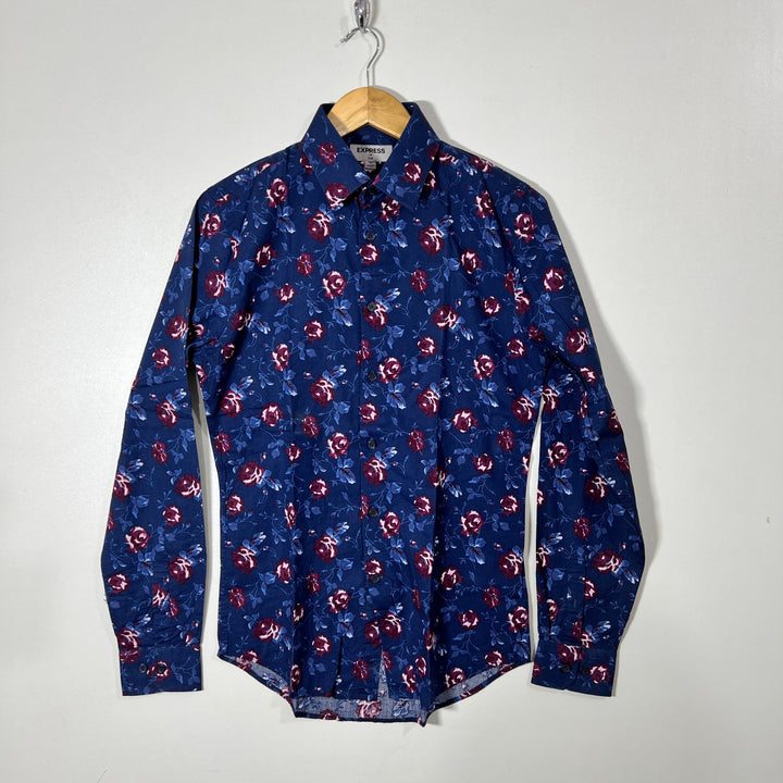 EXPRESS SLIM FIT CASUAL COTTON SHIRT