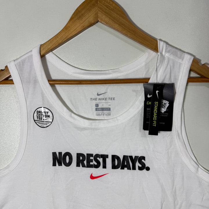 NIKE DRI FIT COTTON SLEEVES LESS BRAND NEW