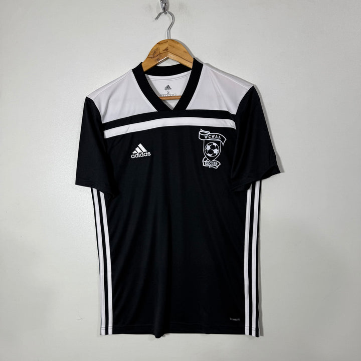 ADIDAS CLIMALITE  V NECK FOOTBALL TSHIRT