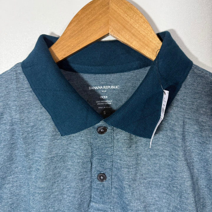 BANANA REPUBLIC PIQUE COTTON POLO TSHIRT BRAND NEW
