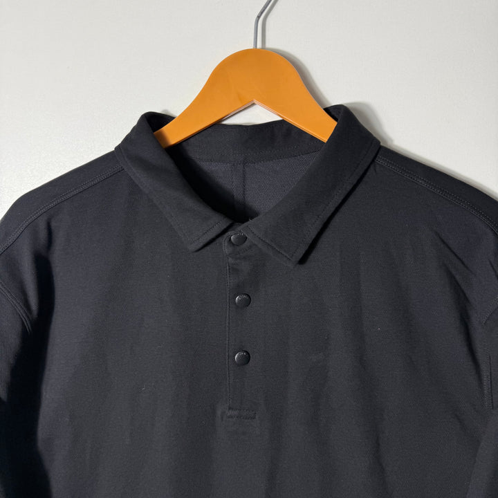 TEXTALE COTTON POLYESTER POLO TSHIRT BLACK COLOUR