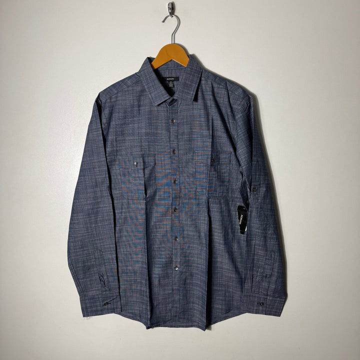 ALFANI DOUBLE POCKETS COTTON SHIRT BRAND NEW