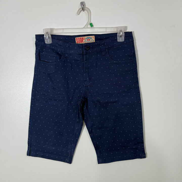 SODA CO DENIM SHORT WITH STRETCH