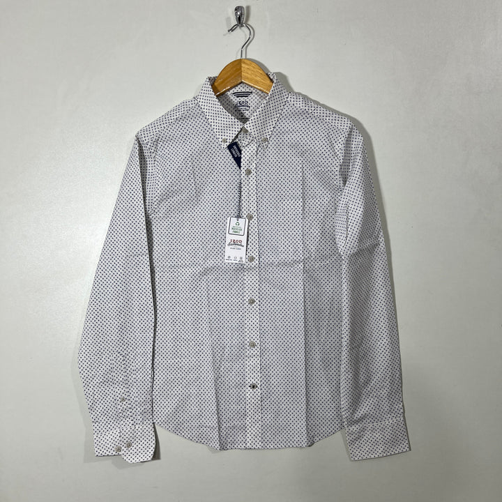 IZOD SALTWATER BUTTON DOWN CASUAL COTTON SHIRT BRAND NEW