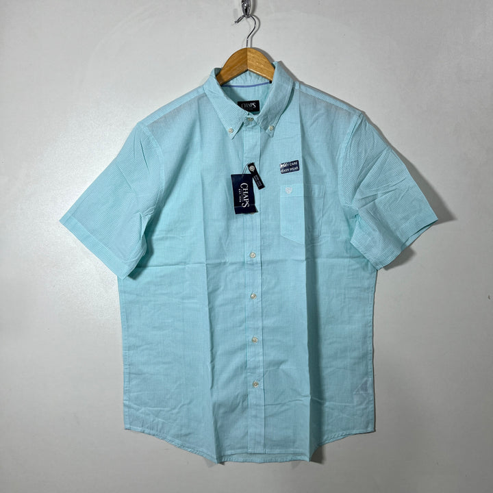 CHAPS BUTTON DOWN HALF SLEEVES SHIRT BRAND NEW