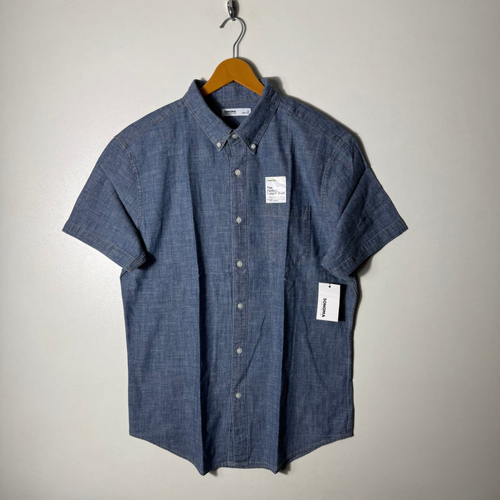 SONOMA BUTTON DOWN HALF SLEEVES COTTON SHIRT BRAND NEW