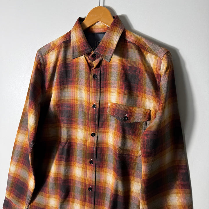 GEORGE FLANNEL COTTON CHECKERED SHIRT