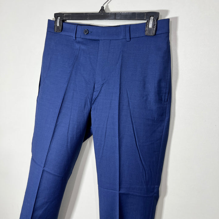CALVIN KLEIN SLIM FIT DRESS PANT BLUE COLOUR