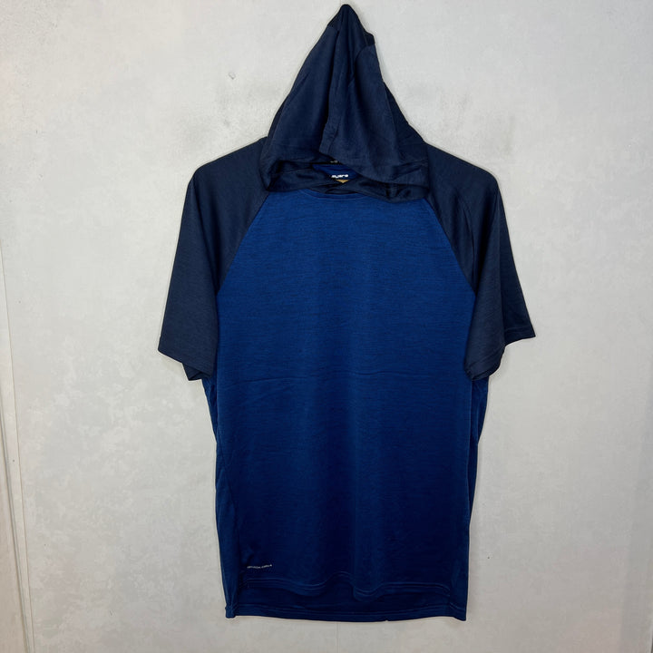 LAYER 8 HALF SLEEVES SPORT TSHIRT WITH HOOD