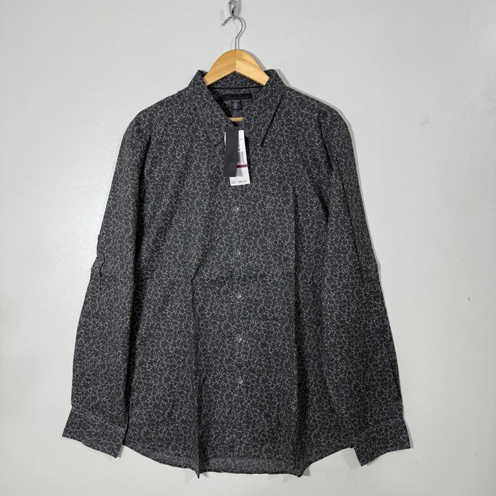 KENNETH COLE PRINTED CASUAL COTTON SHIRT BRAND NEW