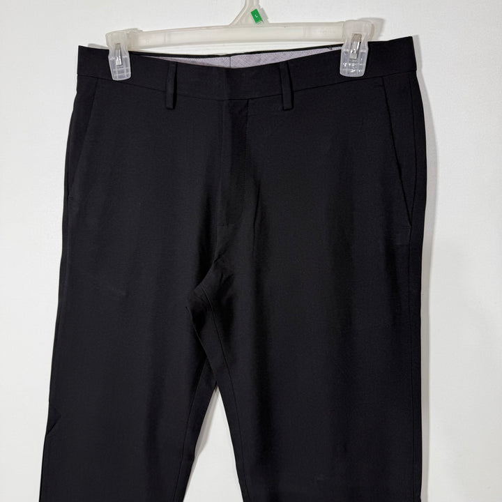 HAGGAR STRAIGHT FIT DRESS PANT BLACK COLOUR