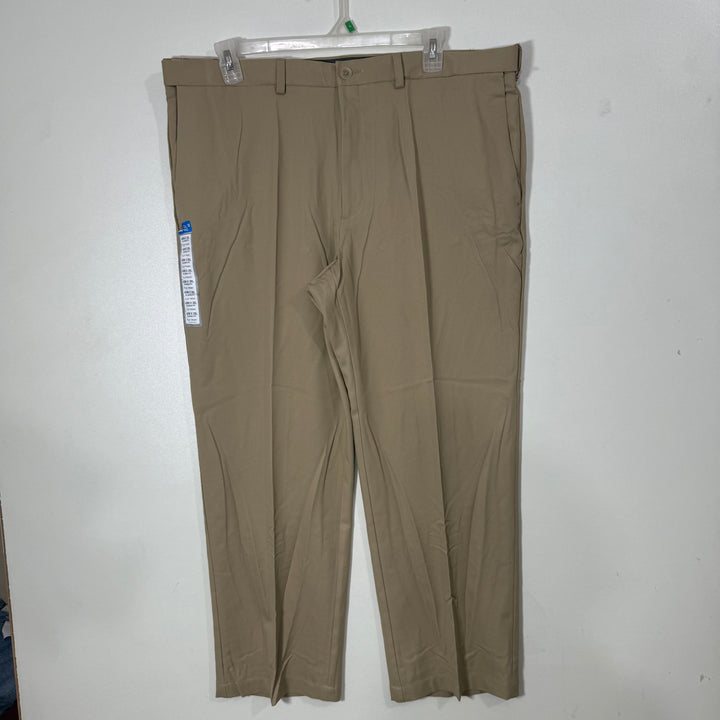 HAGGAR COOL 18 PRO CLASSIC FIT COMFORT 4 WAY STRETCH DRESS PANT BRA NEW WITH STRETCH