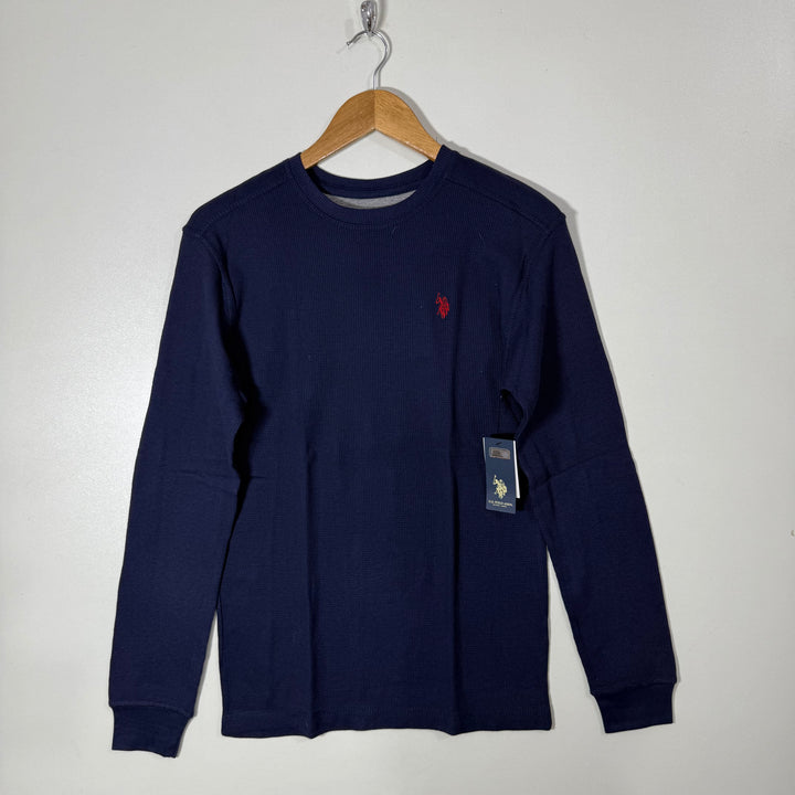 US POLO ASSN KNITWEAR LONG SLEEVES COTTON TSHIRT BRAND NEW