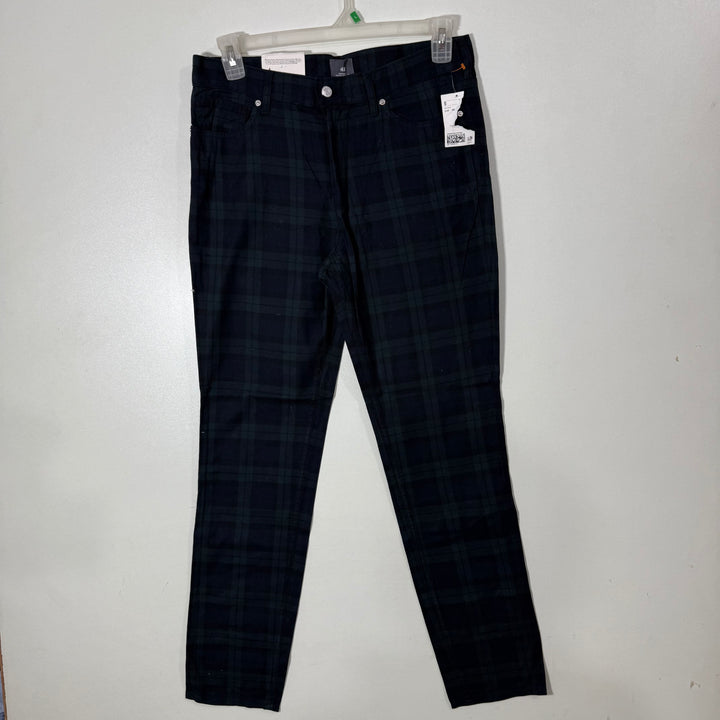 H&M SKINNY FIT CHECKERED DENIM PANT BRAND NEW