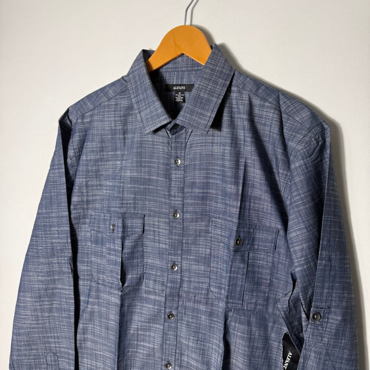 ALFANI DOUBLE POCKETS COTTON SHIRT BRAND NEW