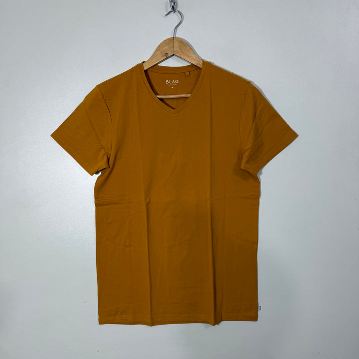 BLAQ MELBOURNE CLV NECK COTTON TSHIRT