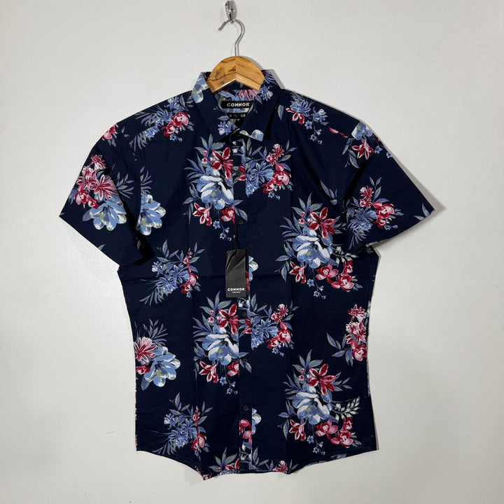 CONNOR SLIM FIT HALF SLEEVES COTTON SHIRT BRAND NEW