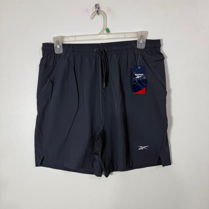 REEBOK HYBRID PARACHUTE TRAINING SHORT BRAND NEW GREY COLOUR
