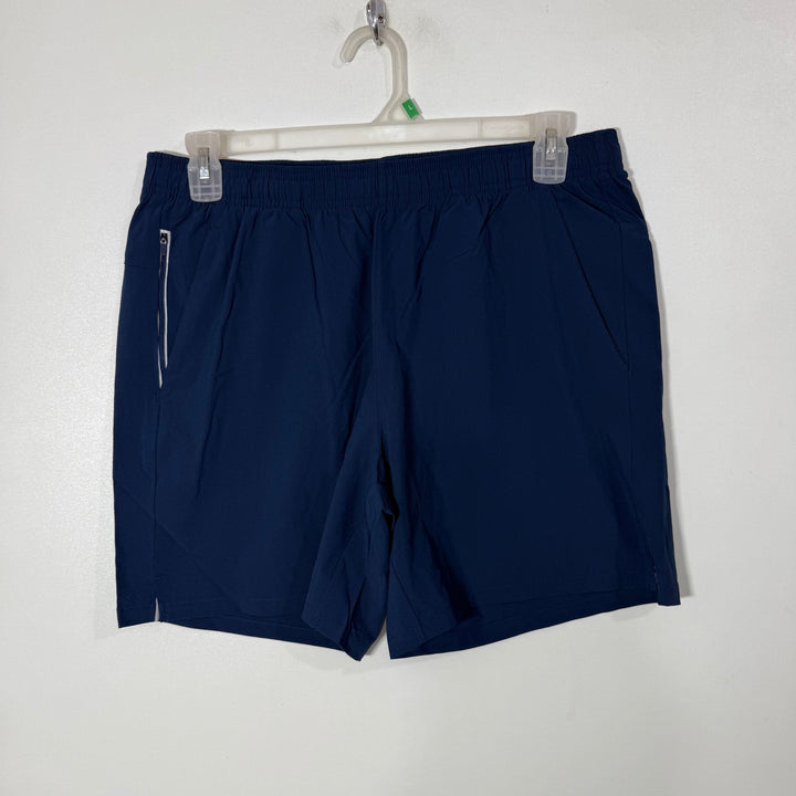 MEMBERS MARK HYBRID PARACHUTE TRAINING SHORT BLUE COLOUR WITH STRETCH