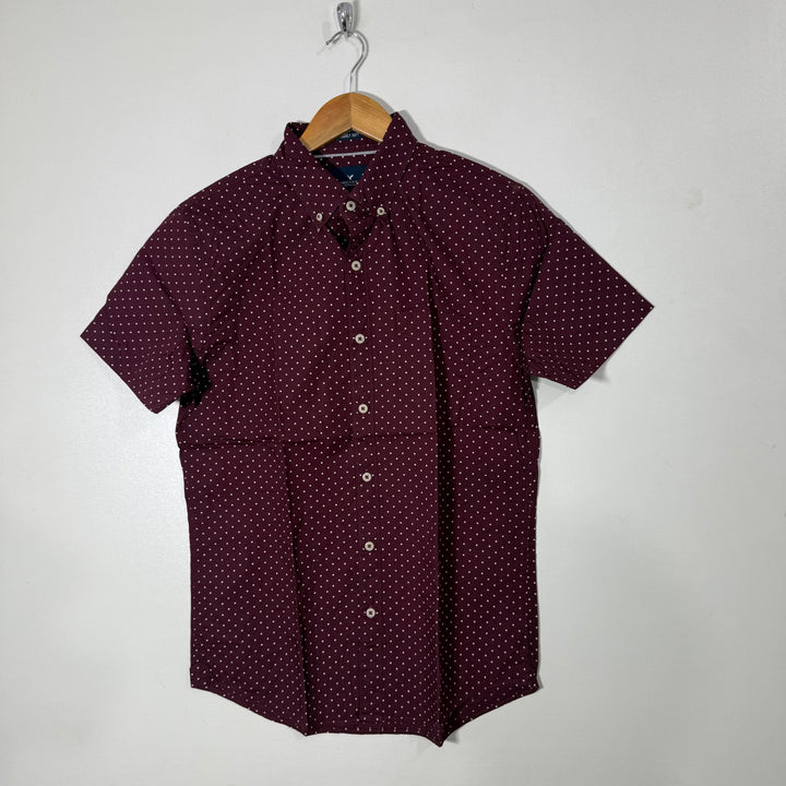 AMERICAN EAGLE SERIOUSLY SOFT BUTTON DOWN HALF SLEEVES SHIRT