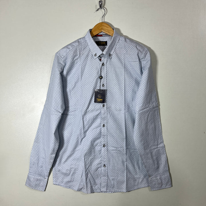 T R M BUTTON DOWN CASUAL COTTON SHIRT BRAND NEW