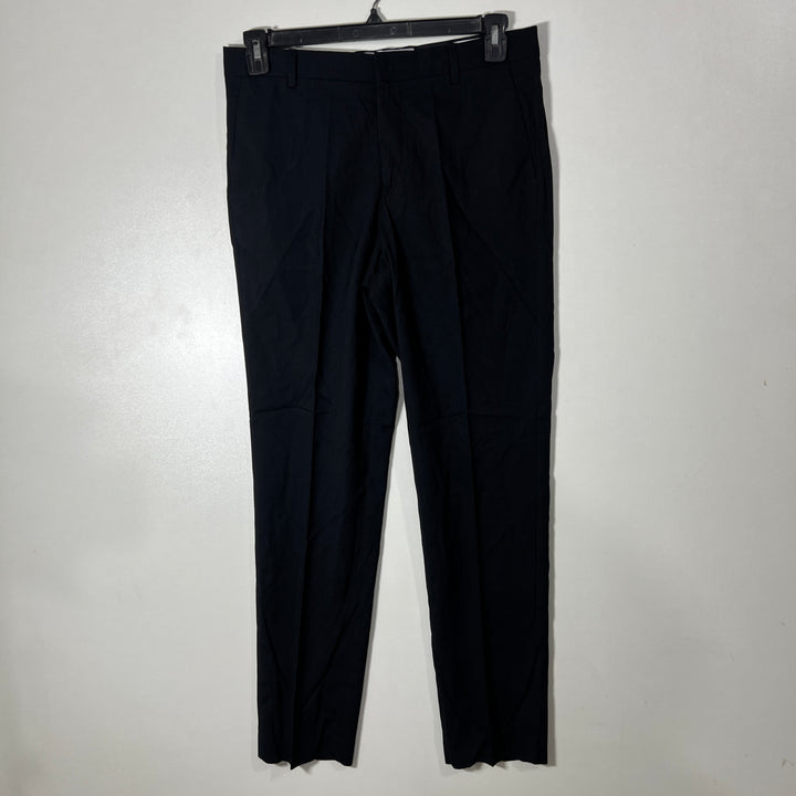 H&M SLIM FIT DRESS PANT WITH STRETCH BLACK COLOUR