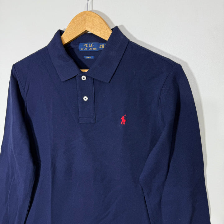 RALPH LAUREN POLO LONG SLEEVES COTTON POLO TSHIRT