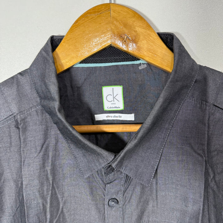 CALVIN KLEIN SLIM FIT HALF SLEEVES SHIRT