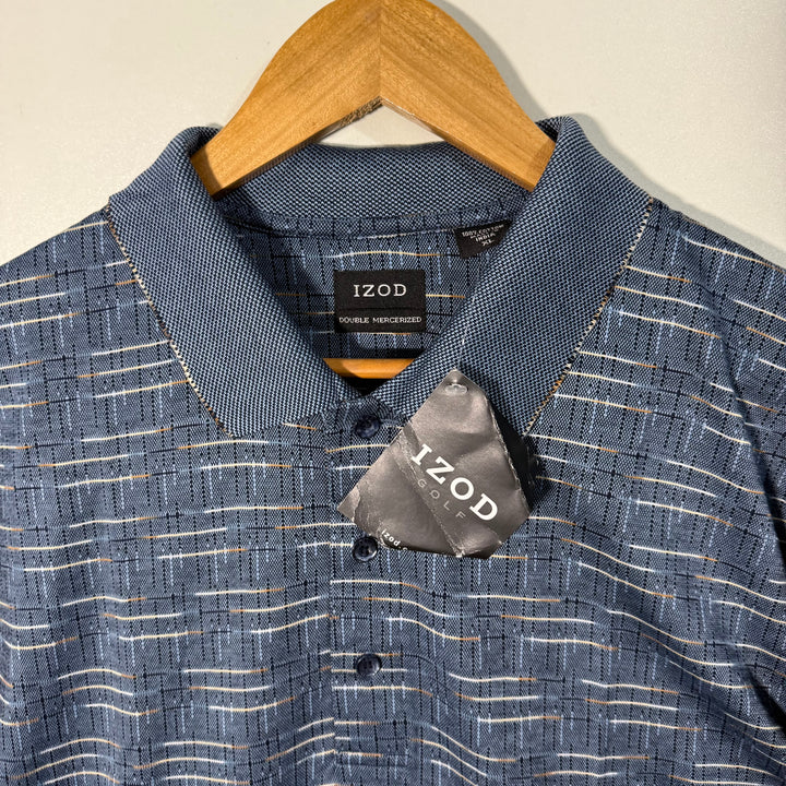 IZOD DOUBLE MERCERIZED COTTON POLO TSHIRT BRAND NEW