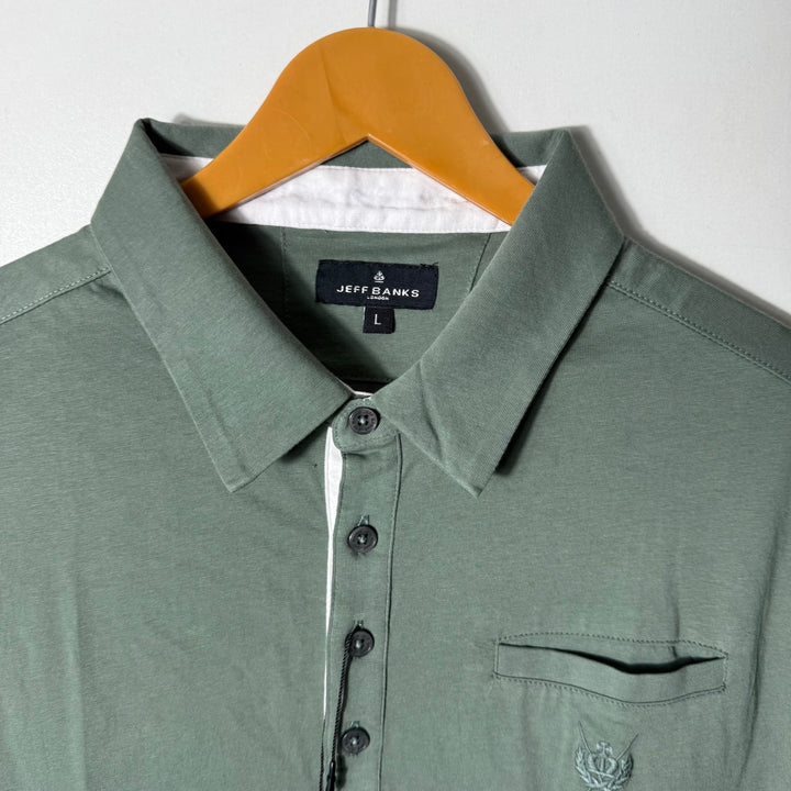 JEFF BANKS LONDON COTTON POLO TSHIRT BRAND NEW