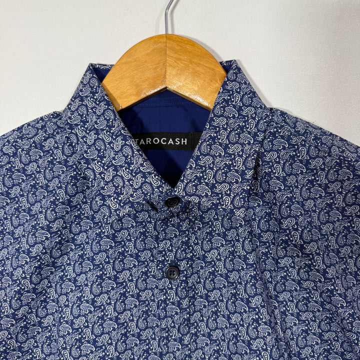 TAROCASH PRINTED HALF SLEEVES COTTON SHIRT