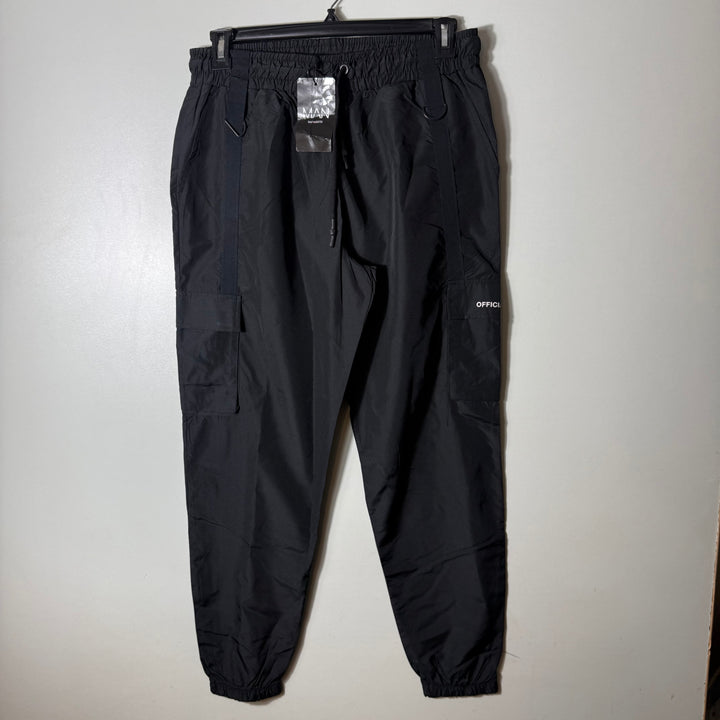 BOOHOOMAN PARACHUTE CARGO TROUSER BRAND NEW BLACK COLOUR