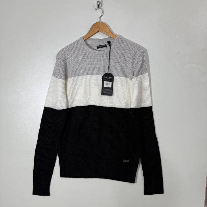 BRAVE SOUL LONDON KNITWEAR ACRYLIC SWEATER BRAND NEW